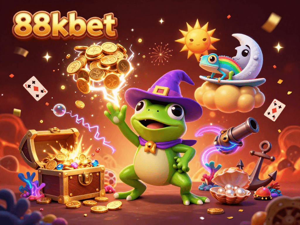 Experience thrilling wins with 88kbet's vibrant casino magic and golden treasures.