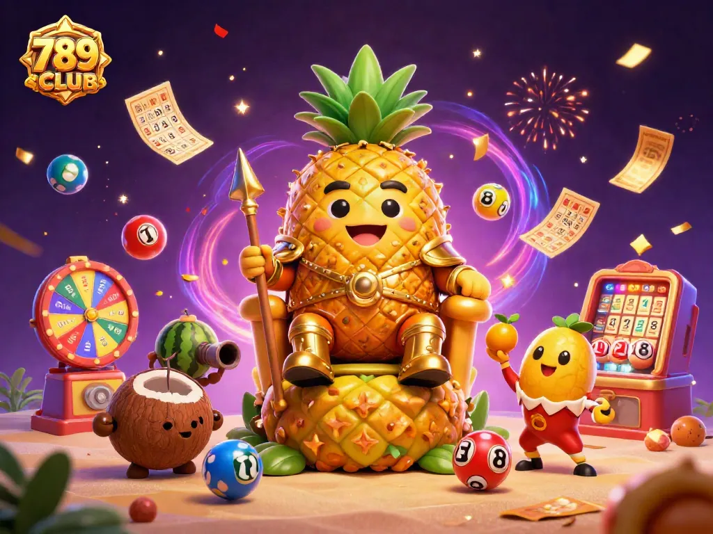Experience exciting gameplay with 789CLUB as vibrant elements fill a celebratory casino scene.
