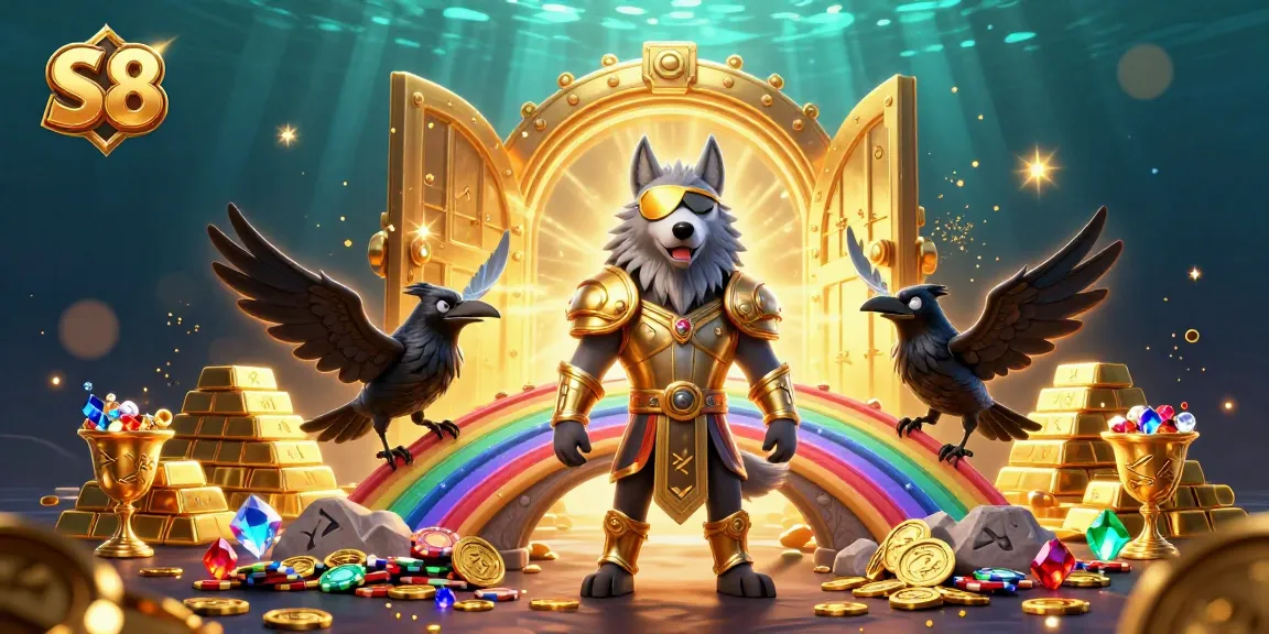 S8 players win big at dynamic casino, where Odin and ravens guard treasure.